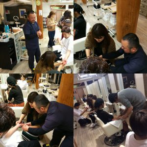 美容室でのリラクゼーションプロデュース