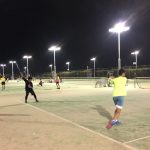 ソフトテニススクールでのトレーナー活動