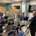 養護老人ホームで職員に腰痛予防研修会の講師をしました